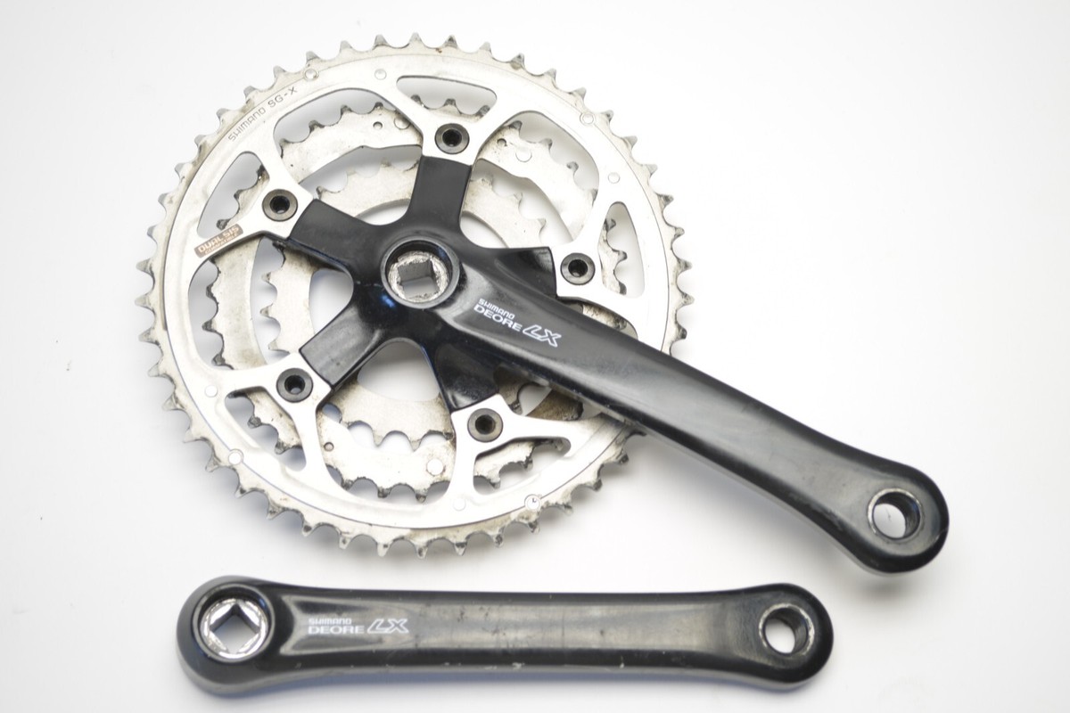 SHIMANO DEORE LX FC-M560 175mm クランク SHIMANO DEORE LX BICYCLE BLACK 175 MM SG X-46/36/26 TOOTH