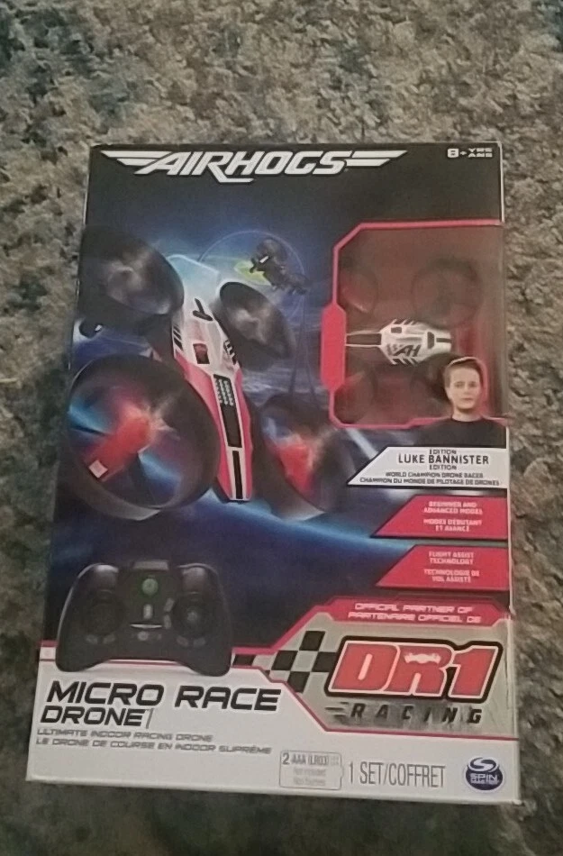 AirHogs DR1 Micro Race Drone Mini Indoor Racing Luke Bannister Edition  - Image 3 of 4