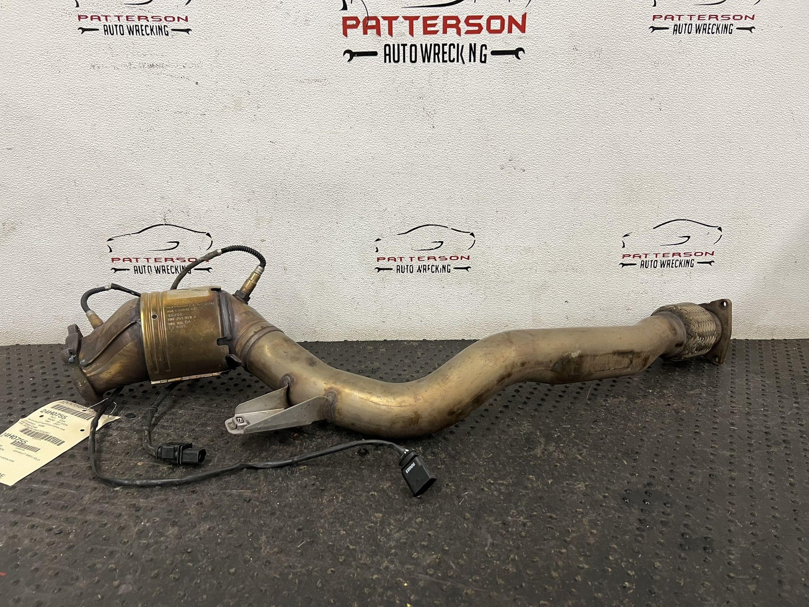 03-12 BENTLEY CONTINENTAL GT PASSENGER EXHAUST MANIFOLD DOWN PIPE 54K 3W0253059A