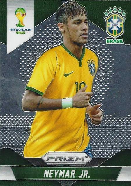 Neymar Jr. Brazil World Cup Panini 2014 Prizm Soccer Card-(Please