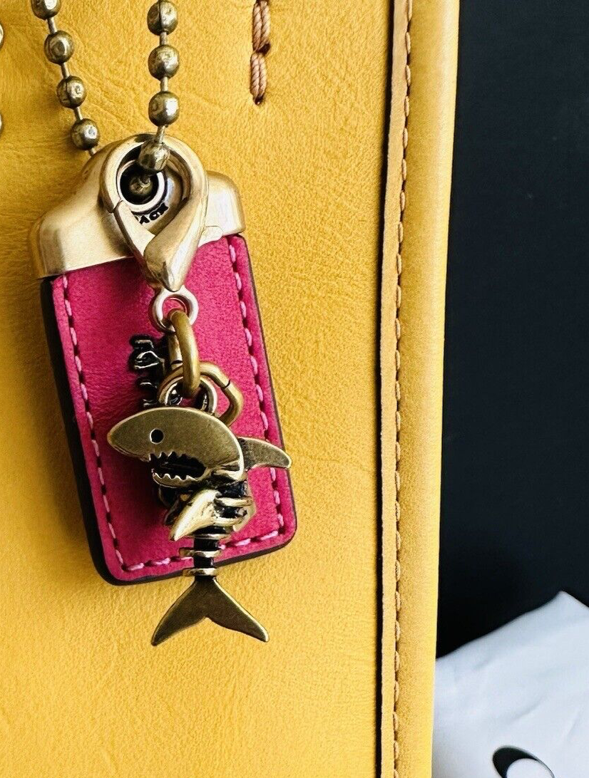 COACH 1941 MTO LIMITED EDITON YELLOW/FUCHSIA ROGUE 17 MINI BAG