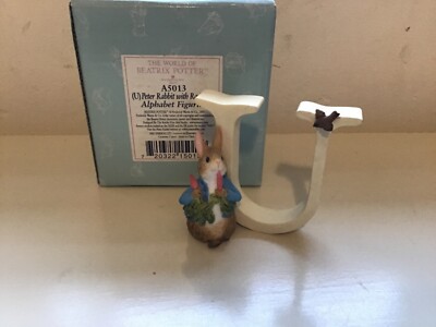 Border Fine Arts Beatrix Potter Alphabet Figur (U) Peter Rabbit Enesco