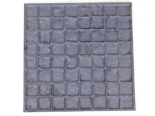 Paver Stepping Stone Mold Rubber Form on Steel Mould 16" x 16" REUSABLE (SI)