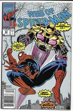Web Of Spider-Man #83B 1991 VF+ Newsstand Variant Marvel Comics
