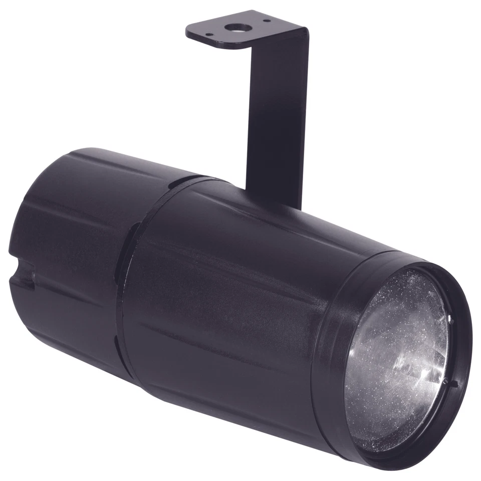 (6) American DJ ADJ PINSPOT LED II 3W Compact Cool White LED Stage Lights+Fogger - Image 2 of 4