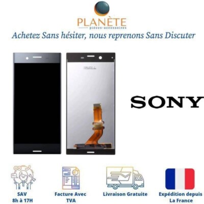 Vitre Tactile - Sony - Xperia Z5 Compact - Écran LCD - Châssis - Noir