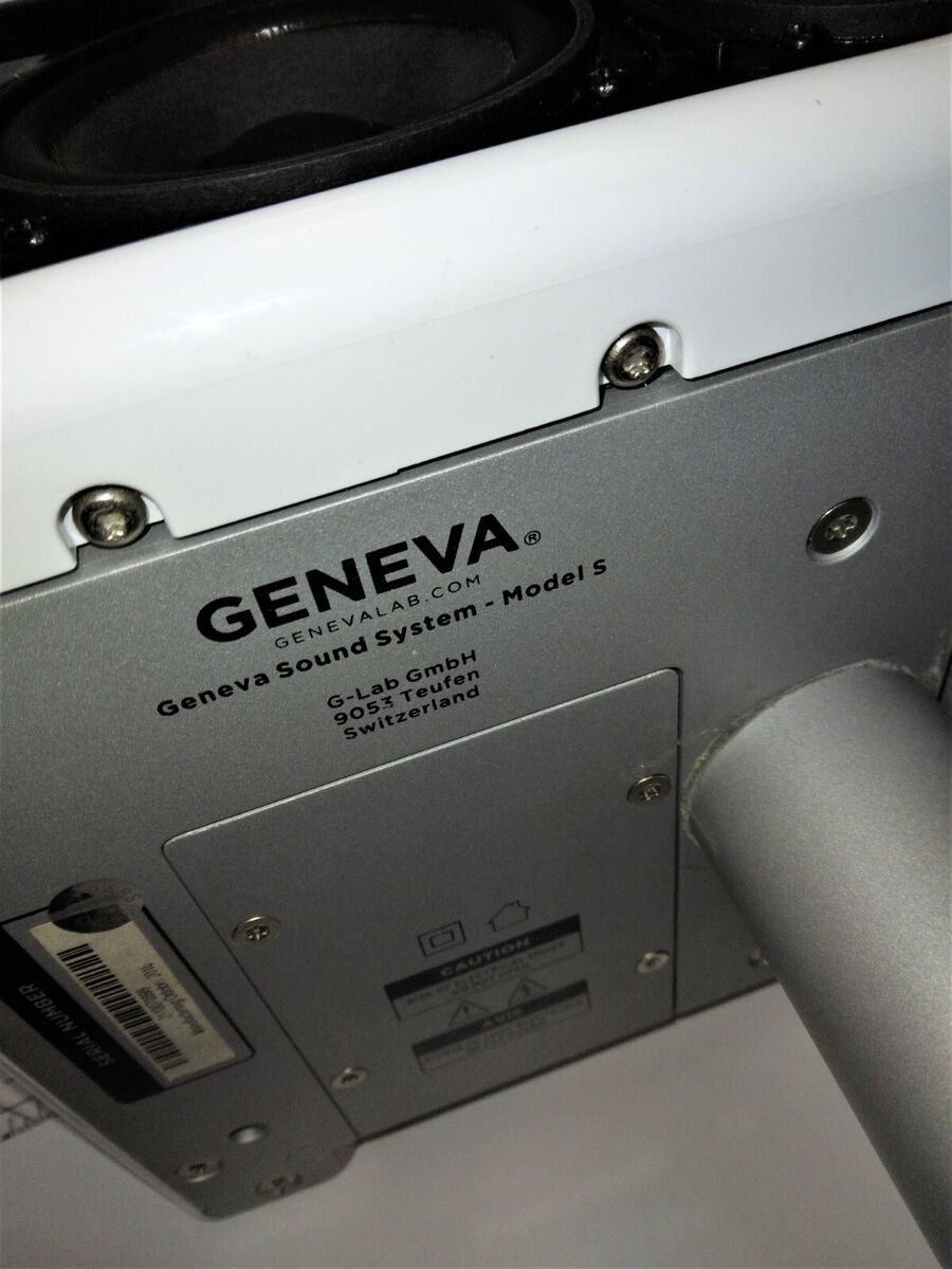 Geneva Lab Geneva Sound System Model S Portable Speaker no Geneva Lab Geneva Sound System Model S Portable Speaker no
