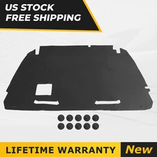 For Dodge Dakota Truck Hood Insulation Pad 1/2" With Clips Heat Blanket 97-04