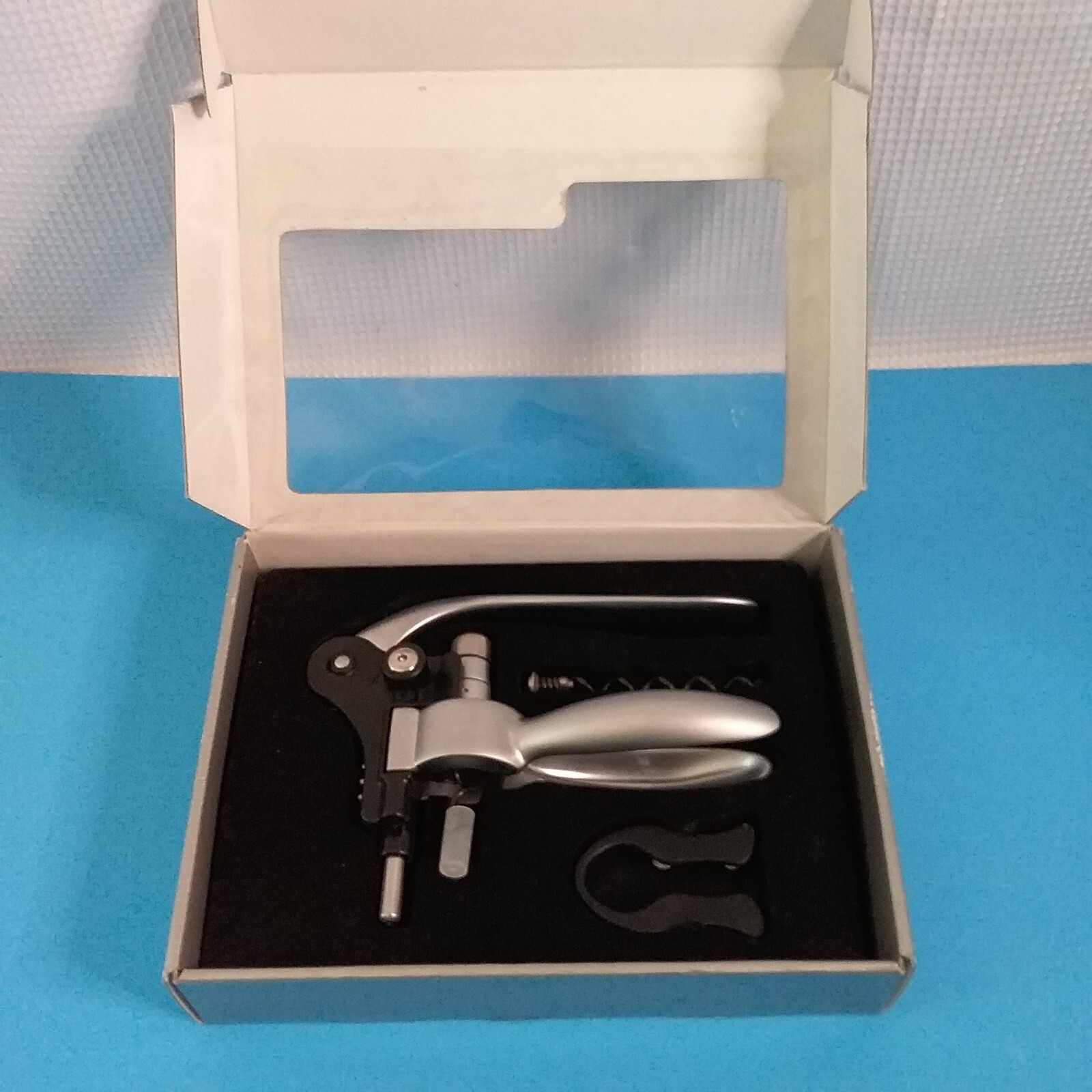 Arcosteel Corkscrew, Foil Cutter & Extra Screw