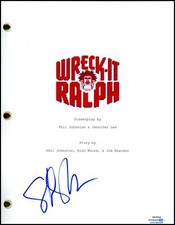 Sarah Silverman "Wreck-It Ralph" AUTOGRAPH Signed Full Script Screenplay ACOA