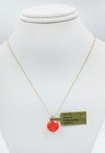 GENUINE 4.63 Cts PADPARADSCHA SAPPHIRE PENDANT 14K YELLOW GOLD - Free Appraisal — photo 4