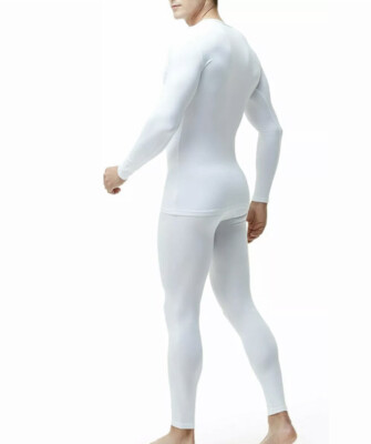 TSLA Mens Thermal Underwear Set Whit Microfiber Soft Fleece Lined