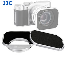 Silver Metal Hood for FUJINON LENS XF 35mm F2 R WR replace Fujifilm LH XF35 2