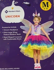 UNICORN - Halloween or Dress-Up Costume - Member's Mark - Child MEDIUM (8-10)