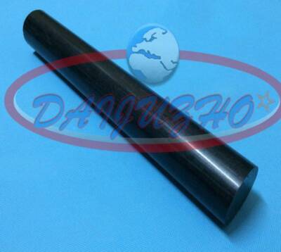 1pc Black PA Plastic Round Rod Stick   Polyamide 22mm x 250mm New #E8