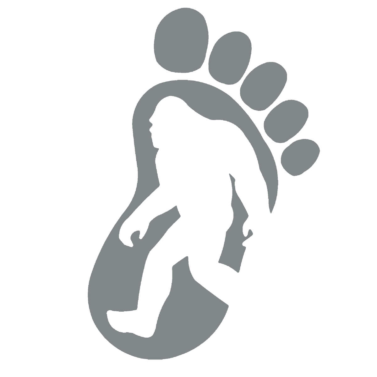 Show your love for Bigfoot with this footprint bigfoot outline sticker | eBay printable-bigfoot-forest-scene-pumpkin-stencil