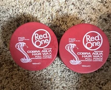 X2 Red One Redone COBRA Aqua Hair Wax Full  MAXIMUM CONTROL 150 ml Exp 09/01/26