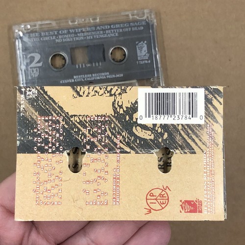 WIPERS Cassette Tape Punk BEST OF GREG SAGE NOTHING LEFT TO LOSE BETTER OFF DEAD - Picture 4 of 8