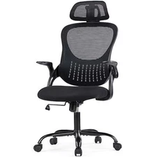 ZUNMOS M esh Ergonomic Office Desk Chair with Adjustable Headrest Lumbar Support