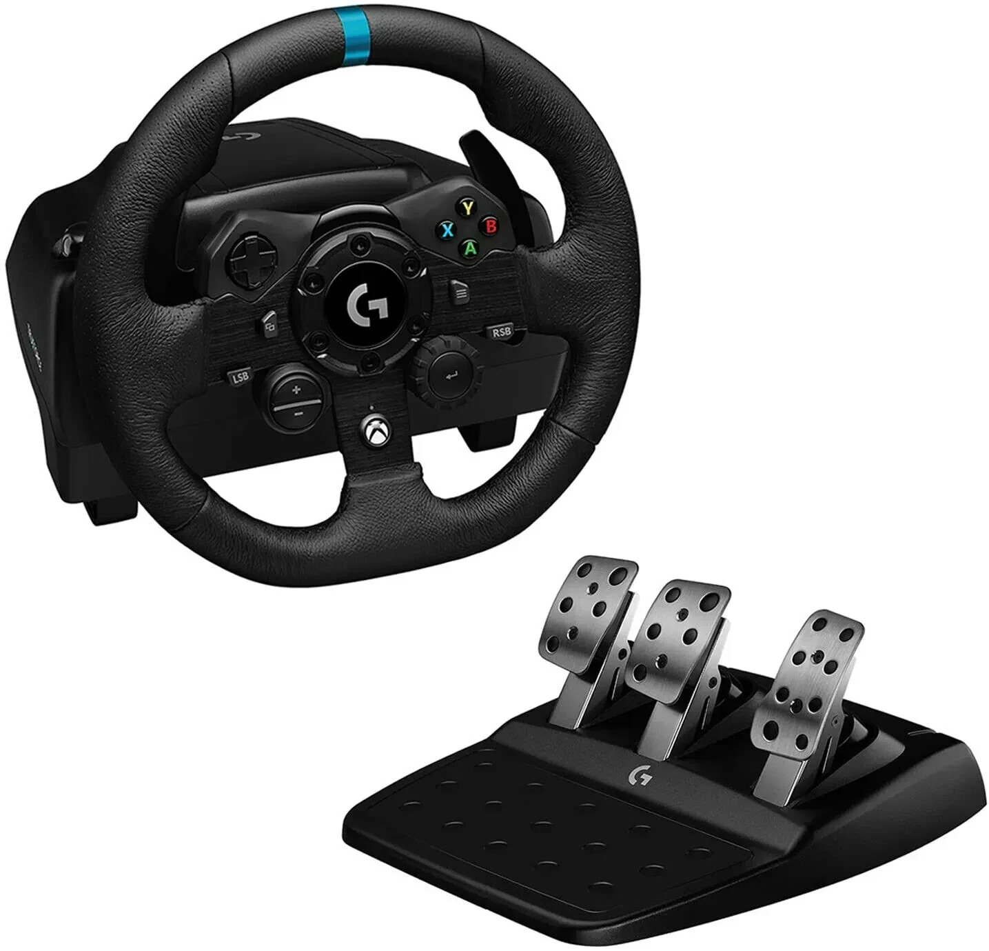 Logitech G923 Racing Wheel and Pedals for Xbox Series XS, Xbox One and
