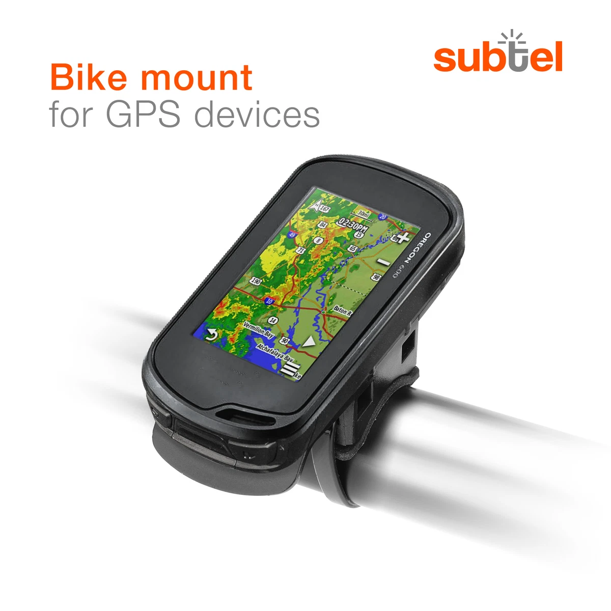 Socle noir de vélo / chariot de golf pour GPS Garmin eTrex 30 Approach G5