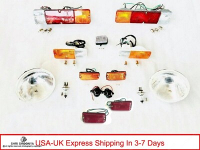 SUZUKI SAMURAI SIERRA JIMNY COMPLETE LIGHT SET+7 H4 SEALED BEAM HEADLAMP