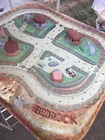 Vintage Marx Bedrock Express Train Base Plastic 26x22 Flinstones read
