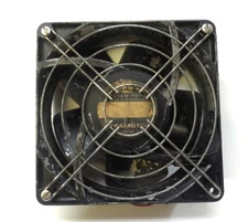 SYSTEM PAPST AXIAL FAN 4 3/4" X 4 3/4", 1 1/2" WIDTH, MADE IN W GERMANY