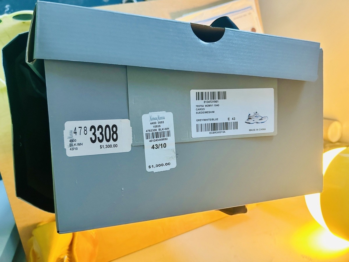 🔥 BALENCIAGA CARGO SNEAKERS SHOES** NEW ** SIZE 43 EU 🔥 | eBay