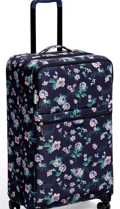 Vera Bradley 27" Signature Spinner Luggage Rolling Suitcase Navy Garden NWT - Image 2 of 4