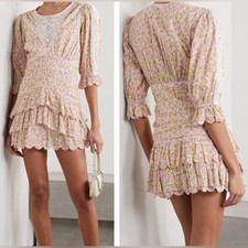 LoveShackFancy Marquise Dress | Size 00 | Fruity Punch