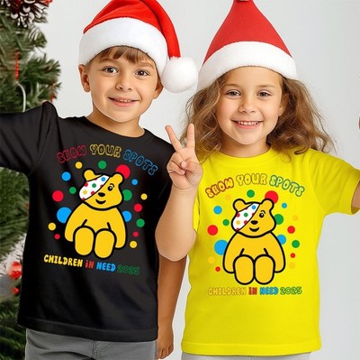 PB4-Pudsey Bear Children In Need 2025 T-Shirt (10% Spende geht an CHARITY)