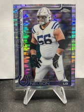 2025 Topps Chrome - Quenton Nelson #144 Pulsar Refractor
