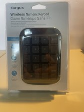 Targus Wireless Numeric Keypad USB Receiver PC Mac Chromebook New Sealed