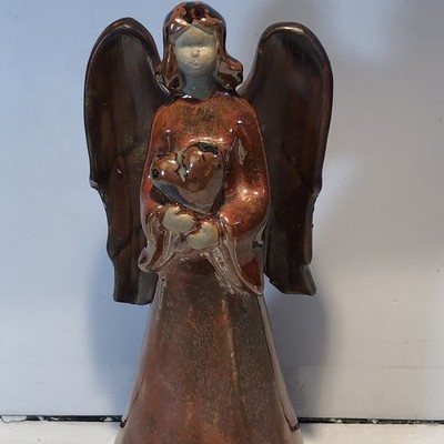 Angel:  Ceramic - Handcrafted Pottery, 14  Tall - Unique Collectible!'' Very Nice