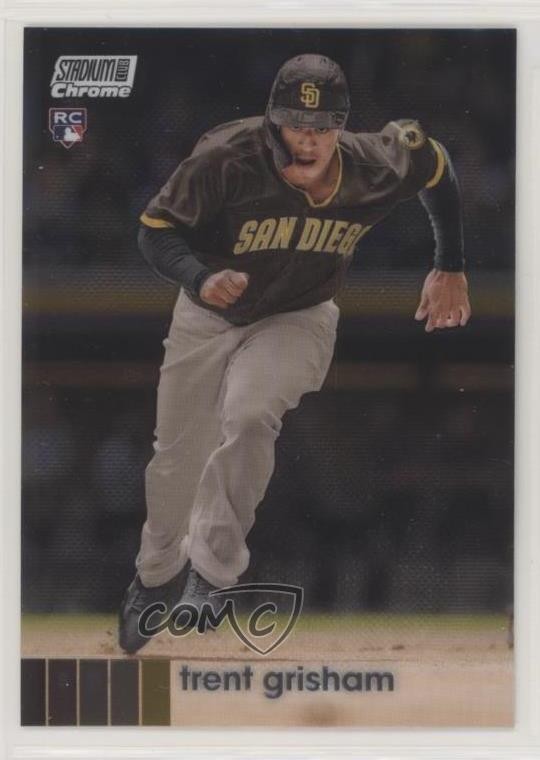 2020 Topps Stadium Club Chrome Trent Grisham #152 Rookie RC 00kj