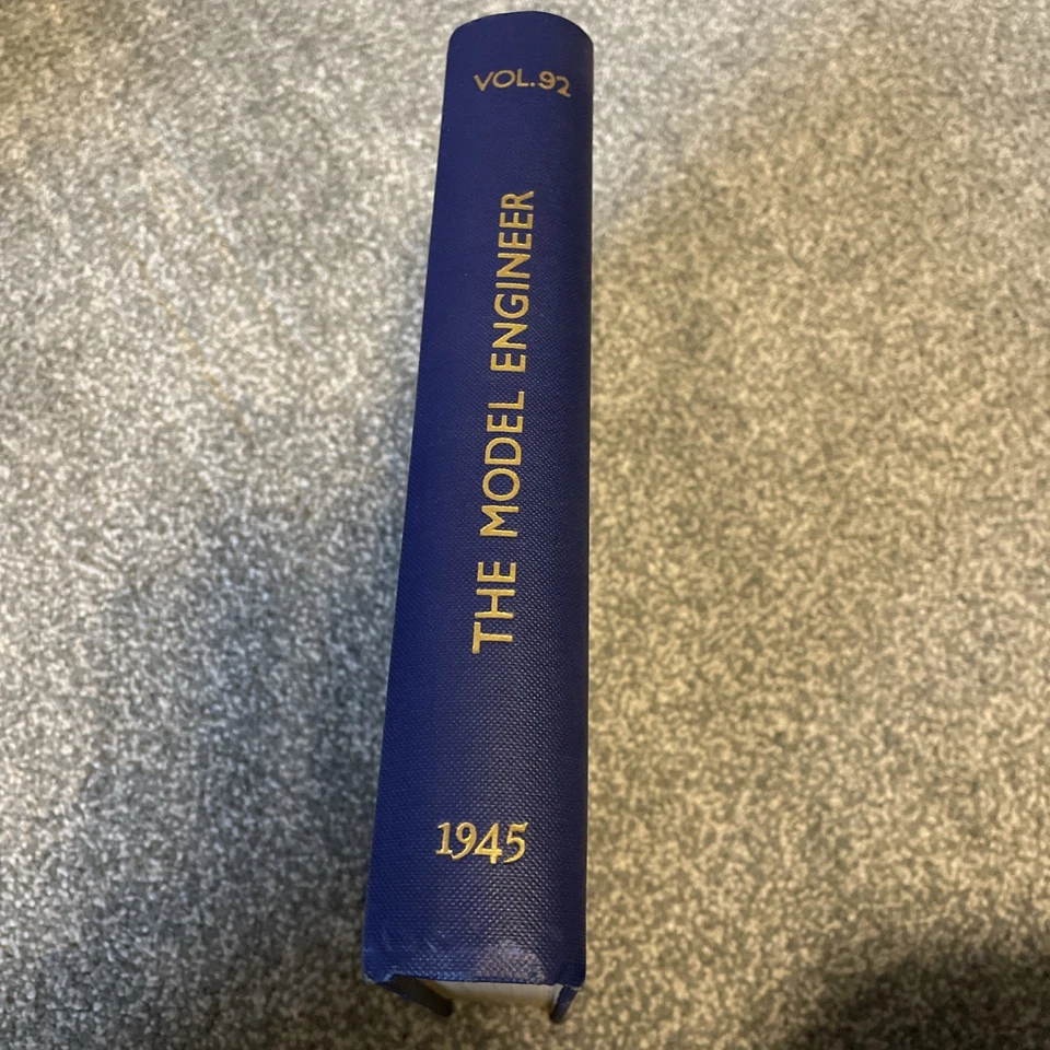 Model Engineer 1945 vintage hobby Magazines complete bound Collection Jan-Jun - Image 2 of 4