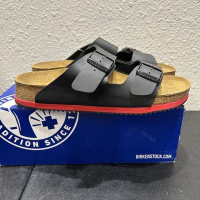 Birkenstock| Arizona PROF Black w/ Red Trim| EU 42| US Men s 9| Women s 11|