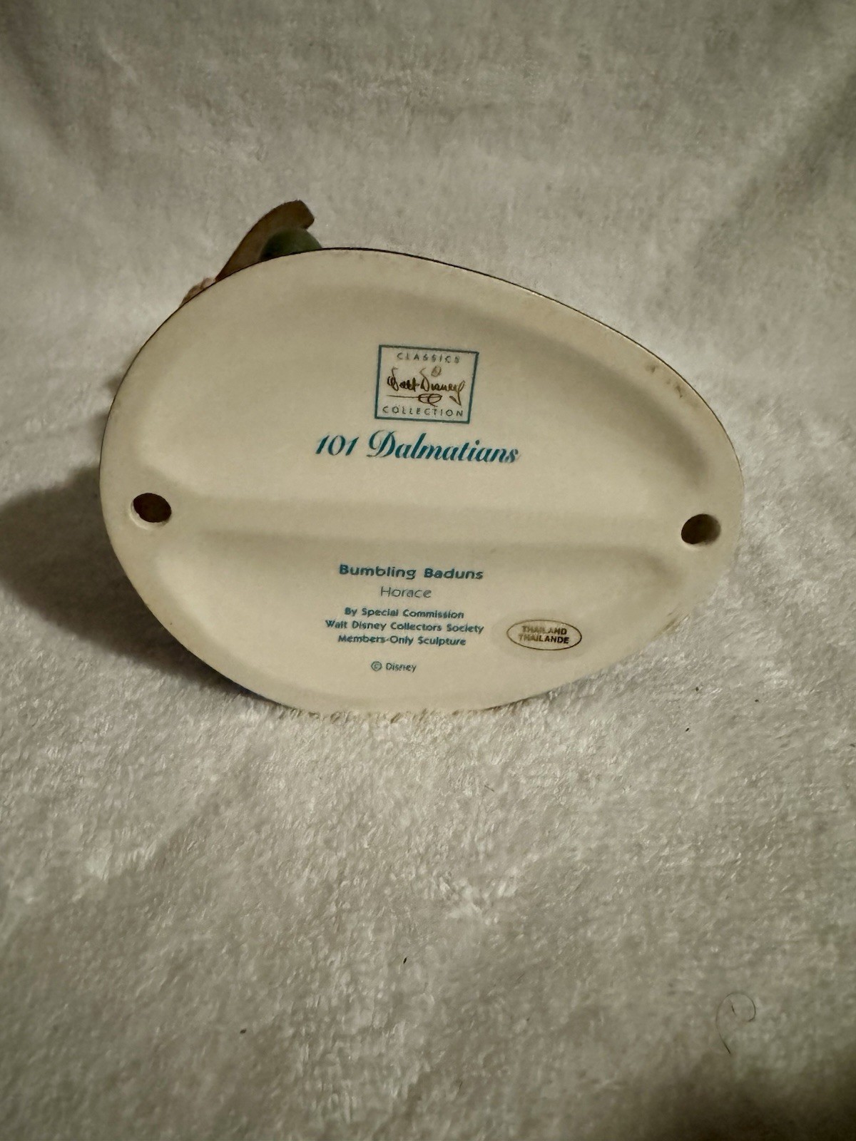 WDCC Bumbling Baduns Horace & Jasper 101 Dalmatians Disney Villains