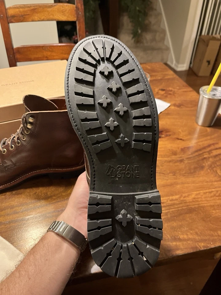 Botas de latón Grant Stone Chromexcel -11E ¡EXCELENTE! Foto 4 de 4