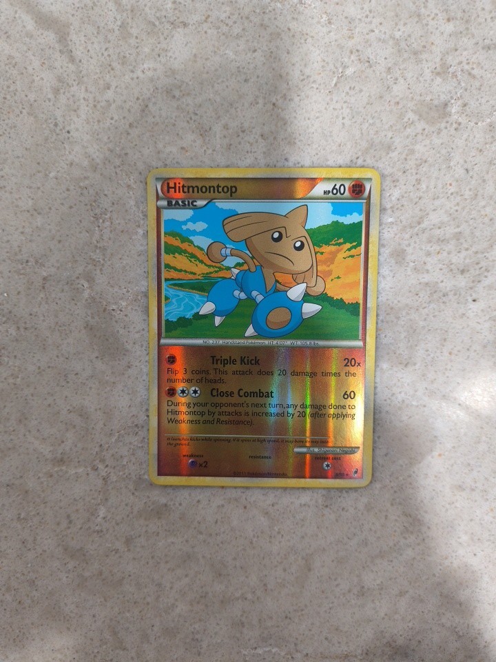 Pokemon Hitmontop Reverse Holo Call of Legends 8/95 LP