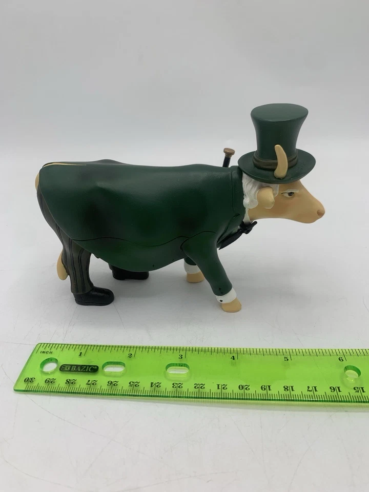 Cow Parade Wizard Of Oz Emerald City Mayor Westland Figurine #7722 Rare Vintage - Image 3 of 4