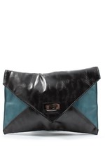 C&A Borsa clutch Donna Borsa turchese-nero stile casual