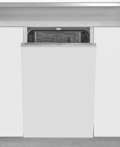 Exquisit EGSP1009-E-030E Vollintegrierter Geschirrspüler, 45 cm breit, 9 Maßgede - Bild 4 von 5