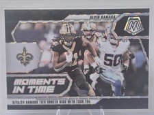 2025 Panini Mosaic Alvin Kamara Moments in Time MOSAIC BLACK # 1/1 🔥🔥 Saints