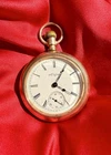 Elgin Antique Pocket Watch From the 1900s Functional 7 Jewel Silverode