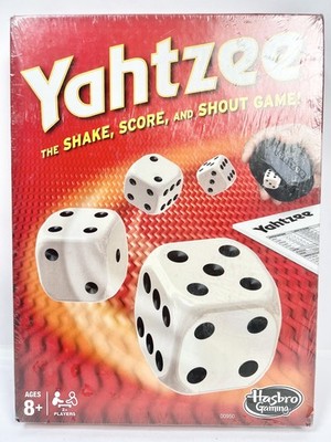 Brand New! Yahtzee Dice Game with Shaker Hasbro Gaming Classic Game Sealed