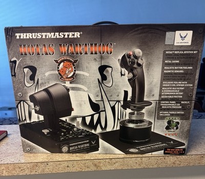 Thrustmaster Warthog Hotas Flight Stick, Throttle And Mounts