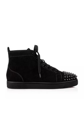 Christian Louboutin Louis Junior Spikes Black Suede High tops EU 43 US 10