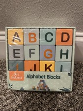 Zookabee Colorful alphabet wooden blocks Stacking Abc NEW
